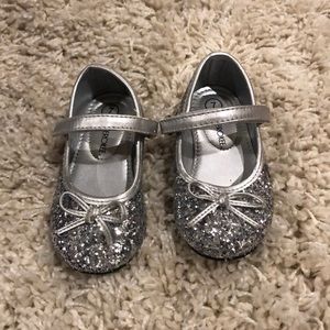 Silver Sparkle Shoes Toddler Size 7
